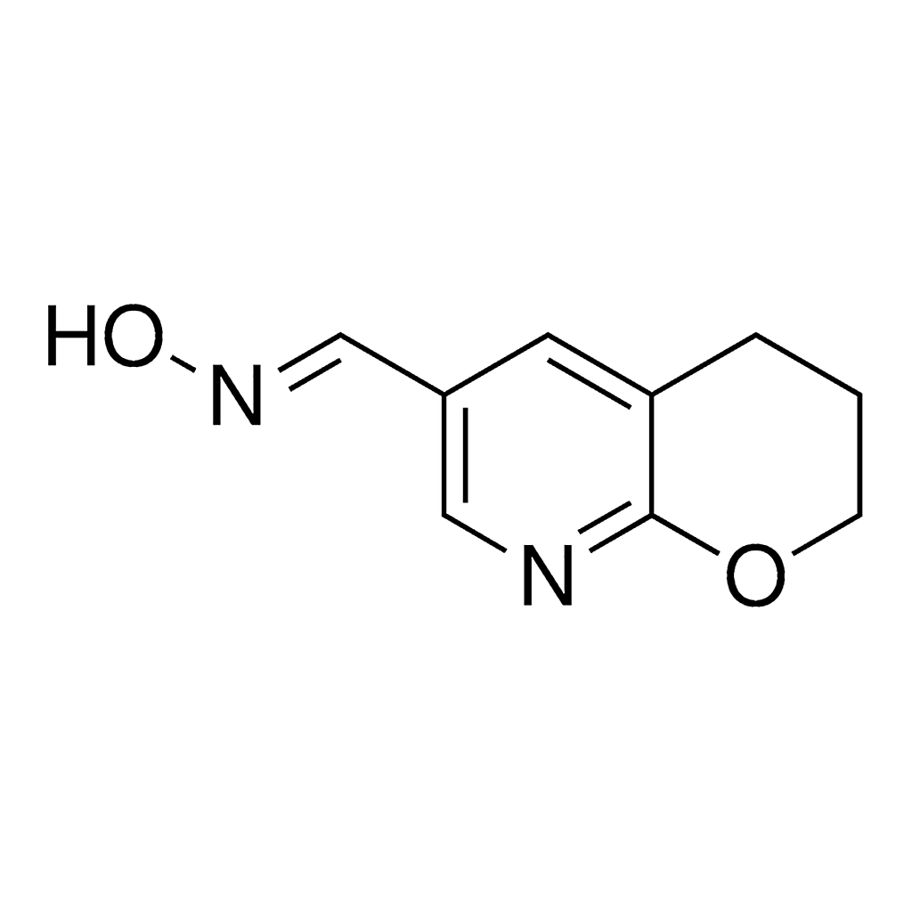 Merck (E)-3,4-Dihydro-2H-pyrano[2,3-b]pyridine-6-carbaldehyde oxime