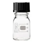 AS ONE Screw-Top Bottle Round White (DURAN ®), 듀란시약병(스크루캡,원형)