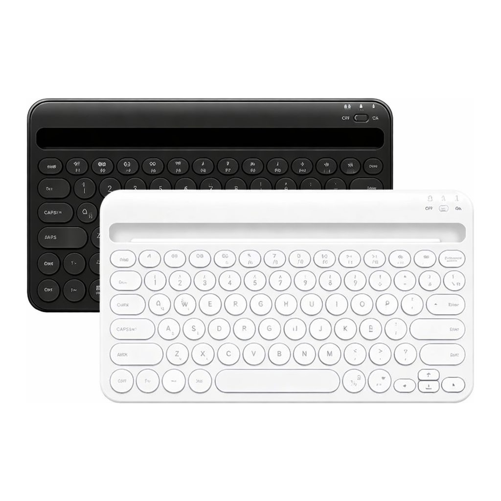 OFFICENEX [P]유무선 겸용 멀티디바이스 백라이트 엔틱 블루투스 키보드(JTK206/블랙/뉴플러스)