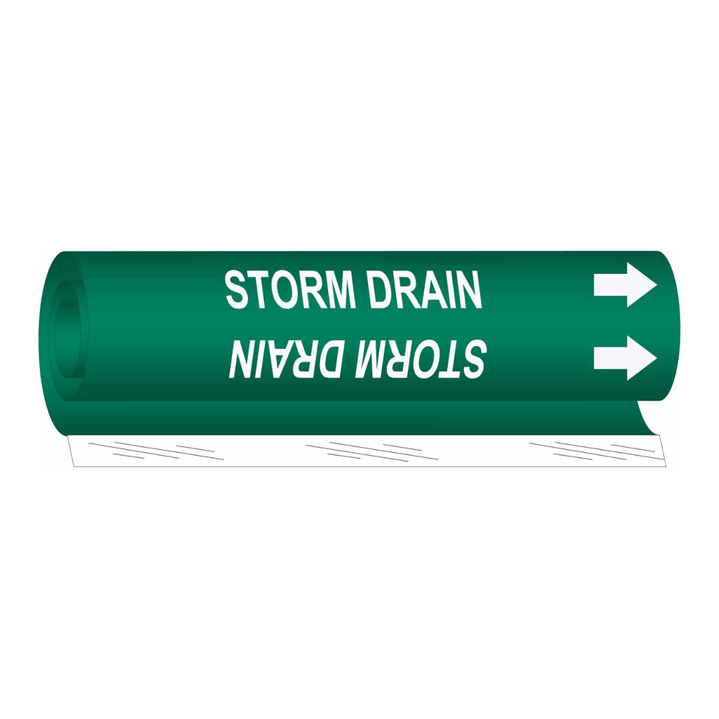 Brady STORM DRAIN High Performance Pipe Marker
