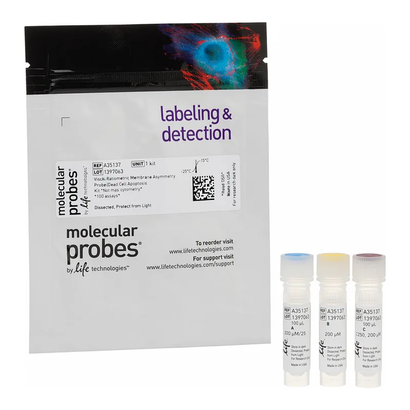 Thermo Fisher Scientific Violet Ratiometric Membrane Asymmetry Probe/Dead Cell Apoptosis Kit, for flow cytometry