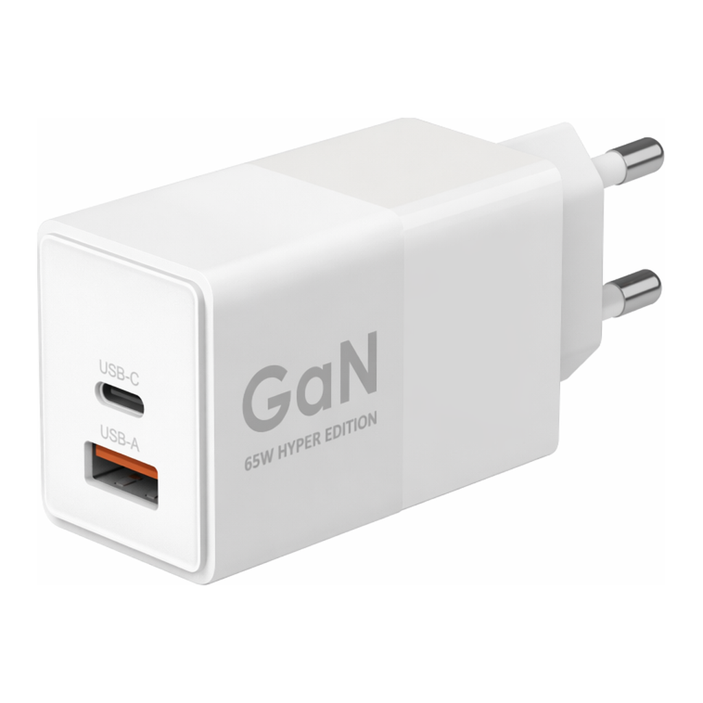 OFFICENEX [장기품절]
65W GaN 2포트 PD초고속충전기(MR-HE-PD65/모락)