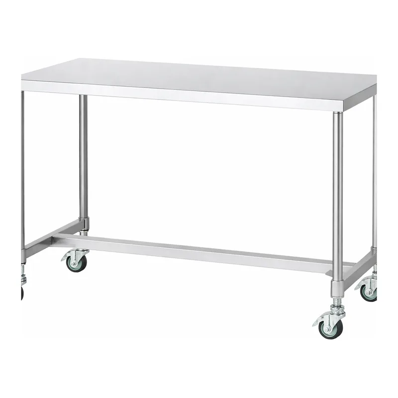 AS ONE Stainless Steel Work Bench (Conductive Type with Rubber Caster), 스테인리스 작업대(도전사양·고무캐스터)