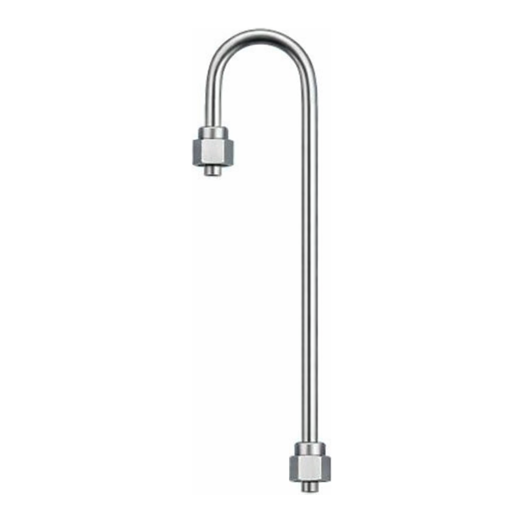 Restek 1/4in Sample Inlet, w/Nut and Ferrules, 6in Length