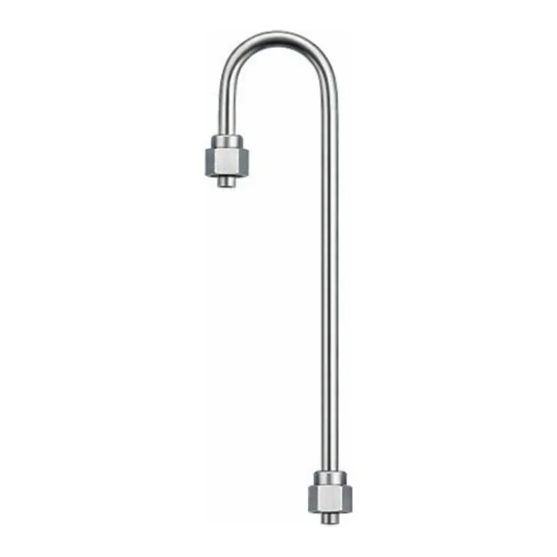 Restek 1/4in Sample Inlet, w/Nut and Ferrules, 6in Length