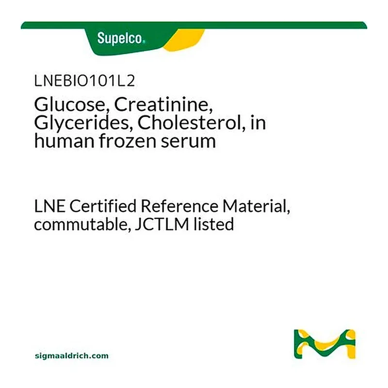 Merck Glucose, Creatinine, Glycerides, Cholesterol, in human frozen serum