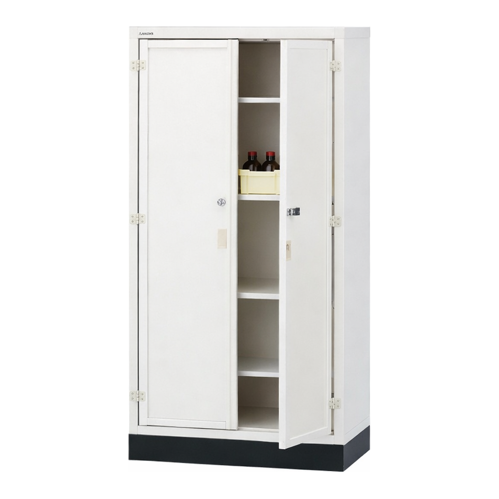 AS ONE Reagent Storage Cabinet PVC, PVC시약장, 양문형