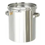 AS ONE Stainless Steel Sealed Tank (with Padlock) SUS304, 스테인리스 밀폐식 탱크(자물쇠 부속) SUS304