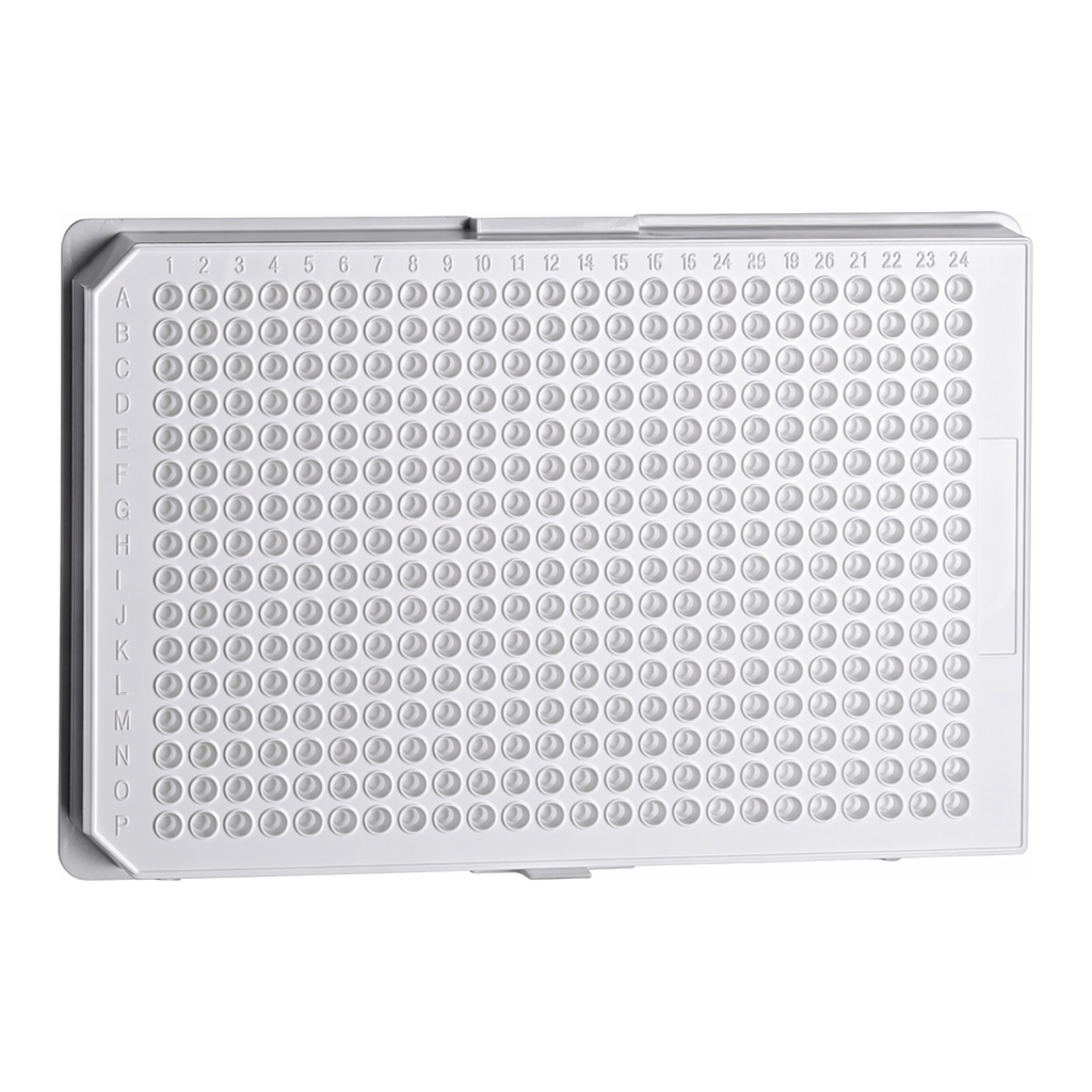 Greiner Bio One MICROPLATE, 384 WELL, PS, F-BOTTOM,SMALL VOLUME, HIBASE, NON-BINDING, WHITE, 10 PCS./BAG