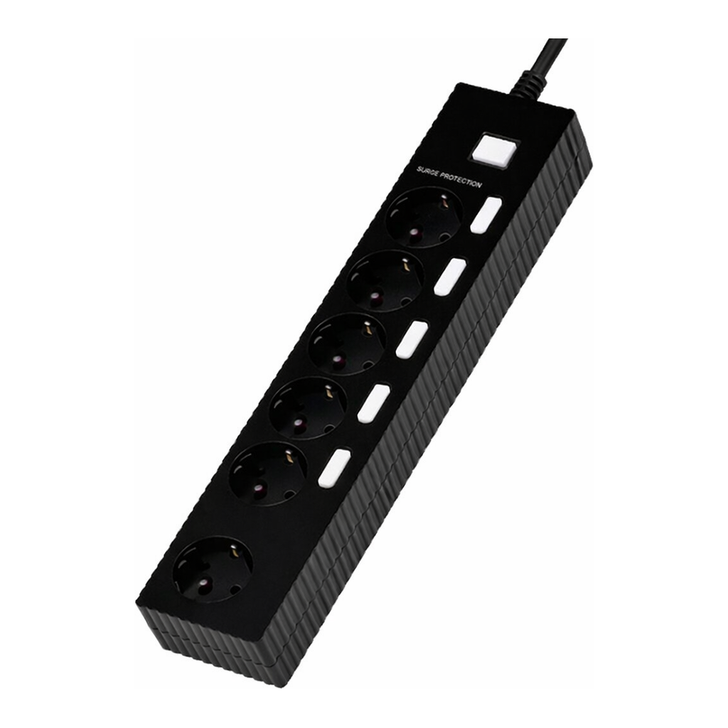 OFFICENEX W9ME615BK 웨띄탭119 메인개별 (6구1.5m블랙 소화탭/천하지엘씨)