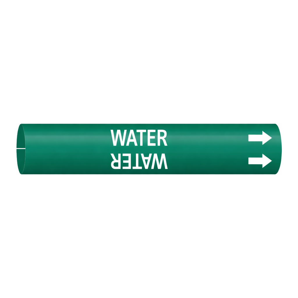 Brady WATER Snap-On Pipe Marker