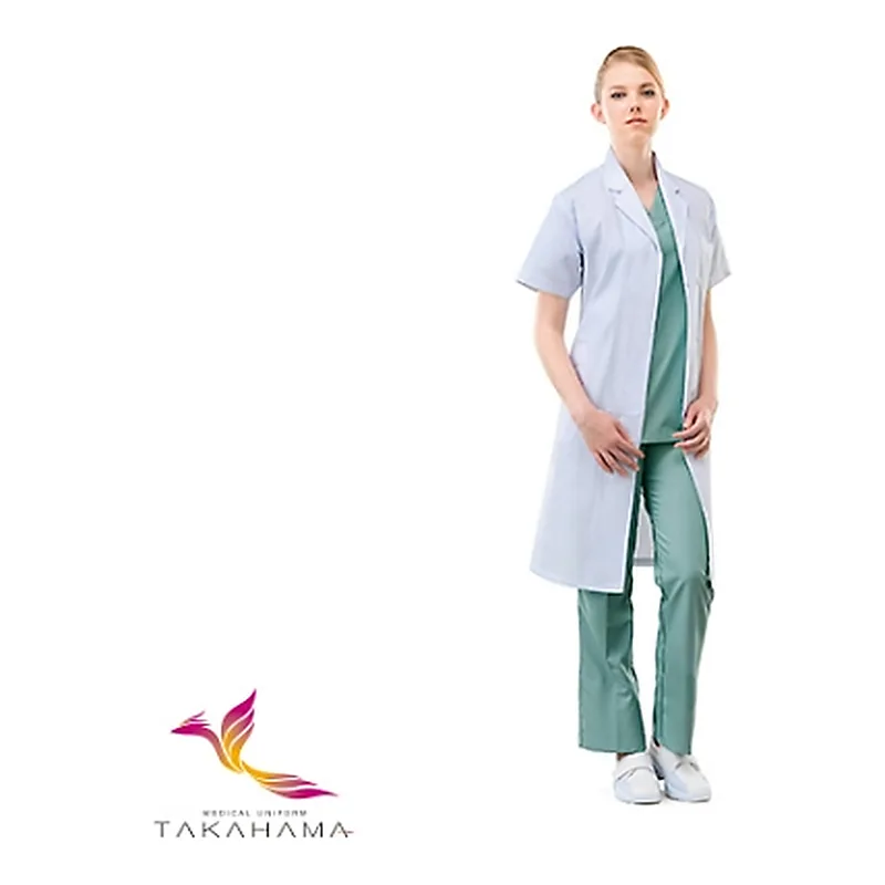 AS ONE WOMEN`S Lab Coat, 여성용 진료복 반팔