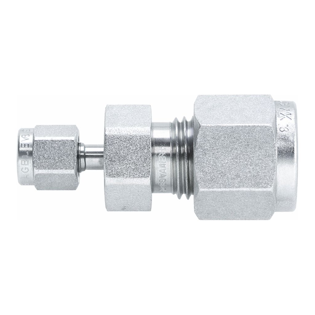 Restek Swagelok Fitting, Stainless Steel, 1/4in to 1/16in Reducing Union, 2-pk