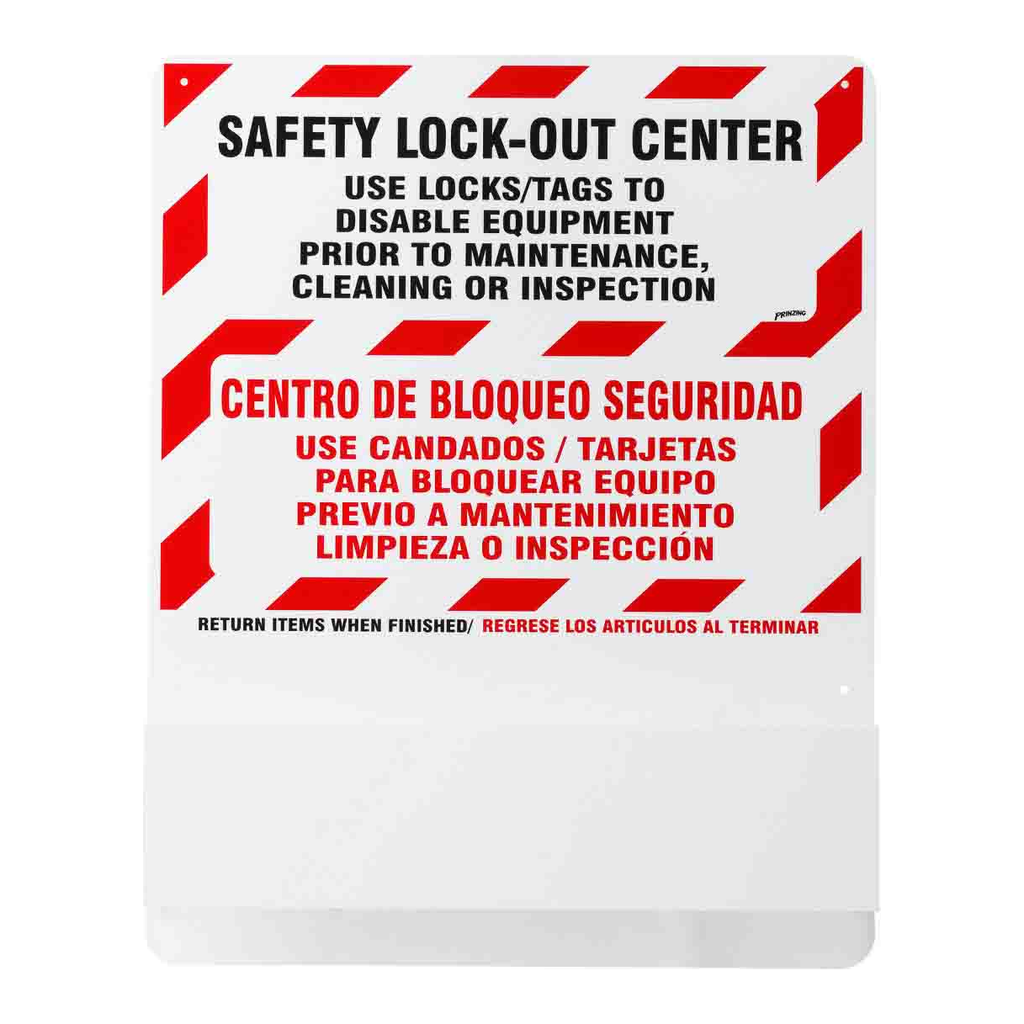 Brady Bilingual Safety Lockout Station