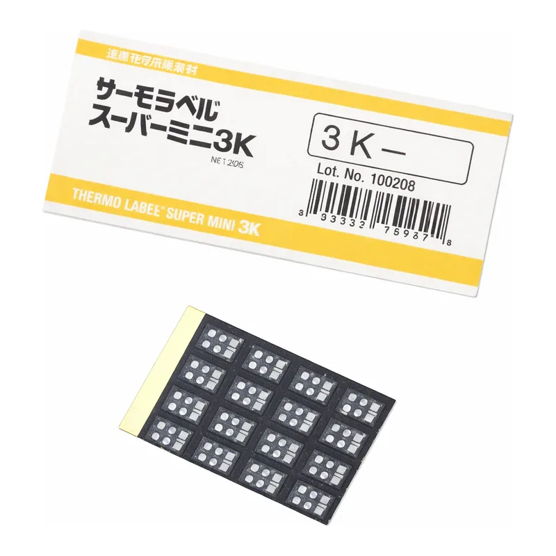 AS ONE Thermo Label Super Mini 3K (Irreversibility), 온도라벨 슈퍼미니 3K(비가역성)