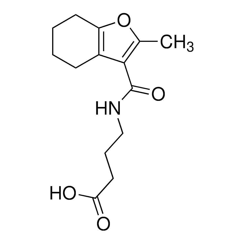 Merck 4-[(2-methyl-4,5,6,7-tetrahydro-benzofuran-3-carbonyl)-amino]-butyric acid