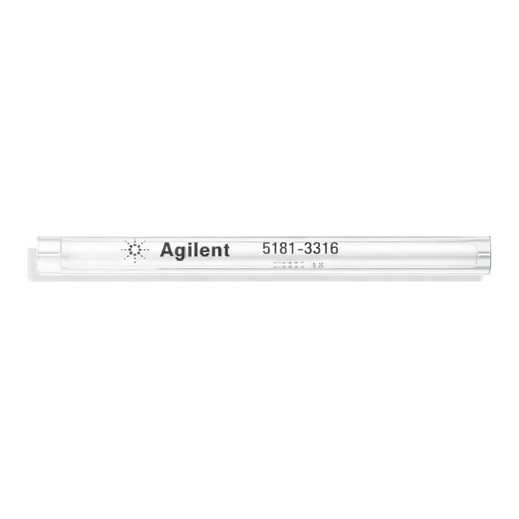 Agilent Liner,splitls,sngl-taper,no glswl,deact