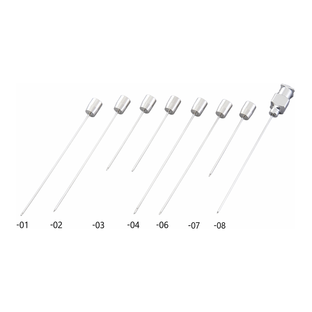 AS ONE Compatible Needle for Microsyringe (for Liquid Analysis, Gas Analysis), 마이크로시린지용 호환바늘 (액체분석·가스 분석용)