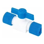 AS ONE Fluororesin StopCock (Lock Tightening), 불소수지제 콕(락 조임)