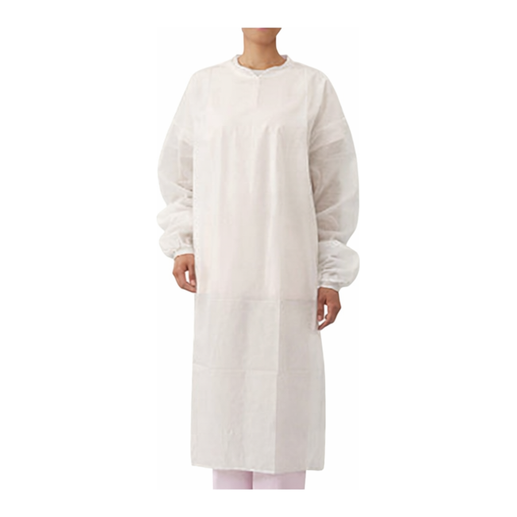 AS ONE PROSHARE Disposable Gown (Magic Tape) Blue 1 Piece/Bag x 50 Bags
