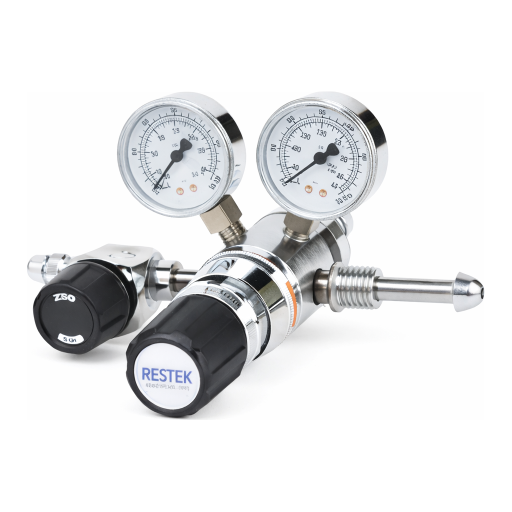 Restek Regulator, SS, Dual Stage, Ultra High Purity Inert Gas, BS 341 #3