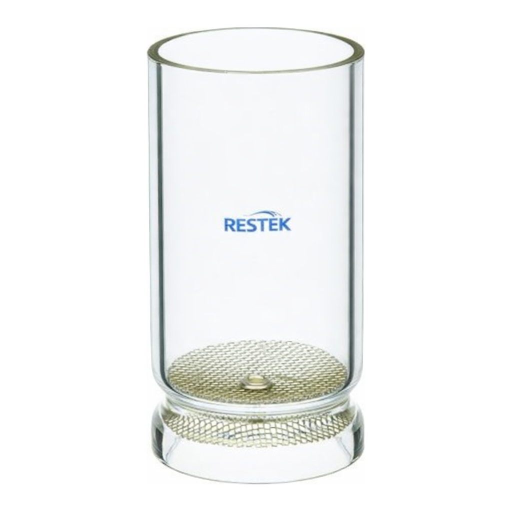 Restek PUFs, Large PUF Glass Holder Fits 6cm OD PUF Plug