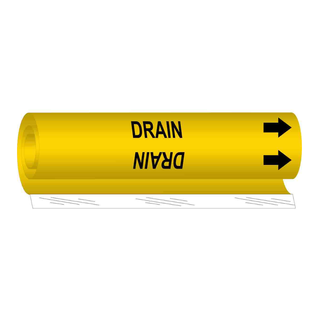 Brady DRAIN High Performance Pipe Marker