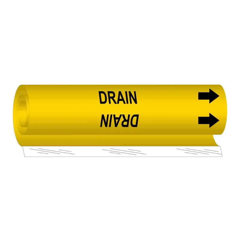 Brady DRAIN High Performance Pipe Marker