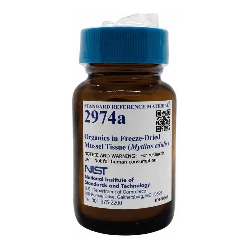 Merck Organics in freeze-dried mussel tissue (Mytilus edulis)