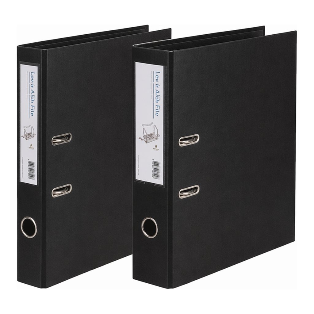 OFFICENEX [P]2공 아치바인더(A4/B840-7A/7cm/흑/공간격70mm)
