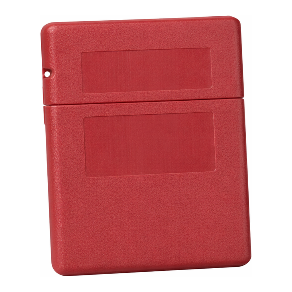 Justrite 23303 / 상단 오픈형 MSDS 문서 보관함 (PE/M사이즈/빨강)/260x57x318mm/0.9kg[1EA]