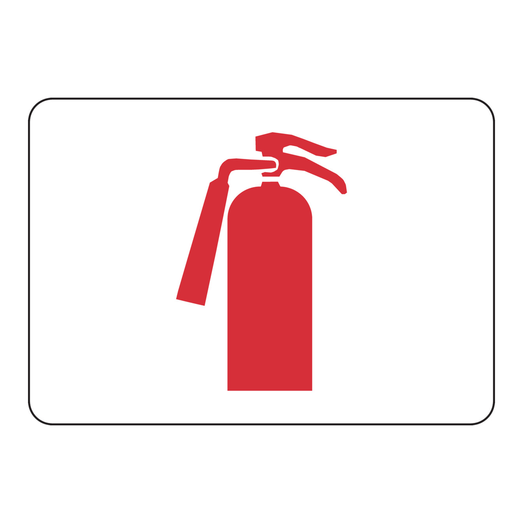 Brady Fire Extinguisher Sign