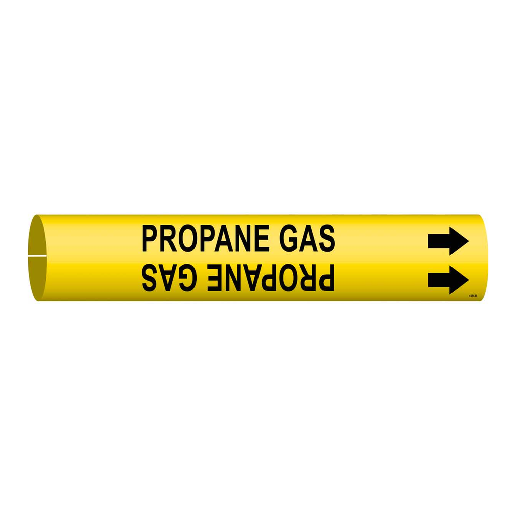 Brady PROPANE GAS Snap-On Pipe Marker