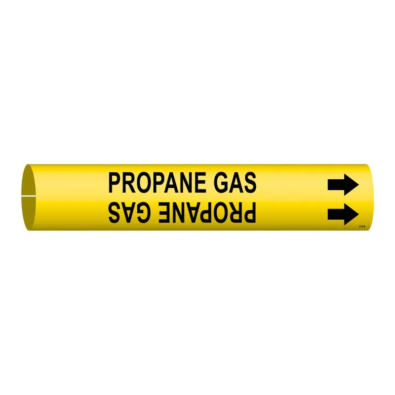 Brady PROPANE GAS Snap-On Pipe Marker