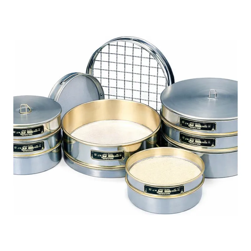 Thermo Fisher Scientific U.S. Standard Stainless Steel Sieves, 8 in. dia. x 2 in.D, Pore Size 5.6mm; US Std. No. 3-1/2; Tyler No. 3-1/2