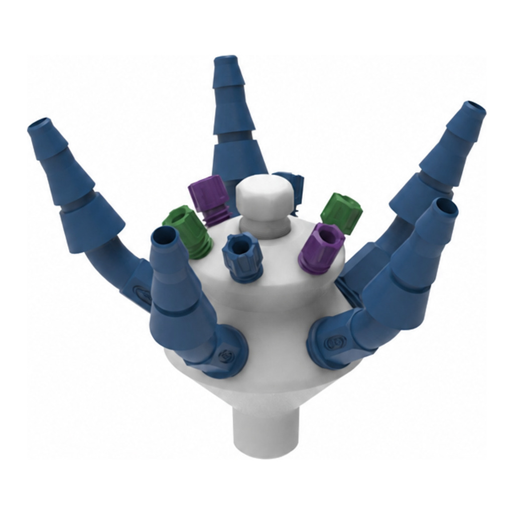 HPLC Manifold, NPT 1/8", PTFE