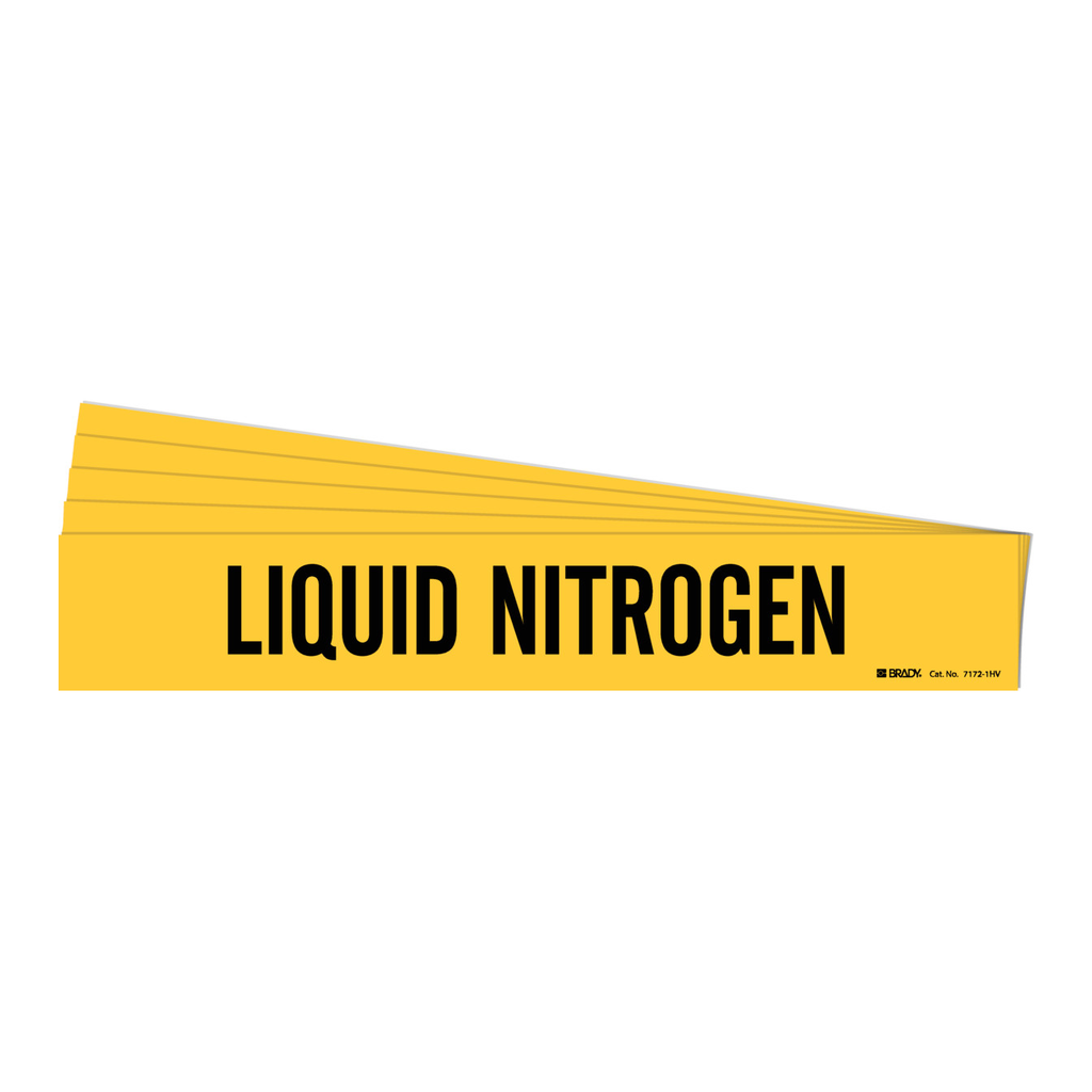 Brady LIQUID NITROGEN Pipe Marker