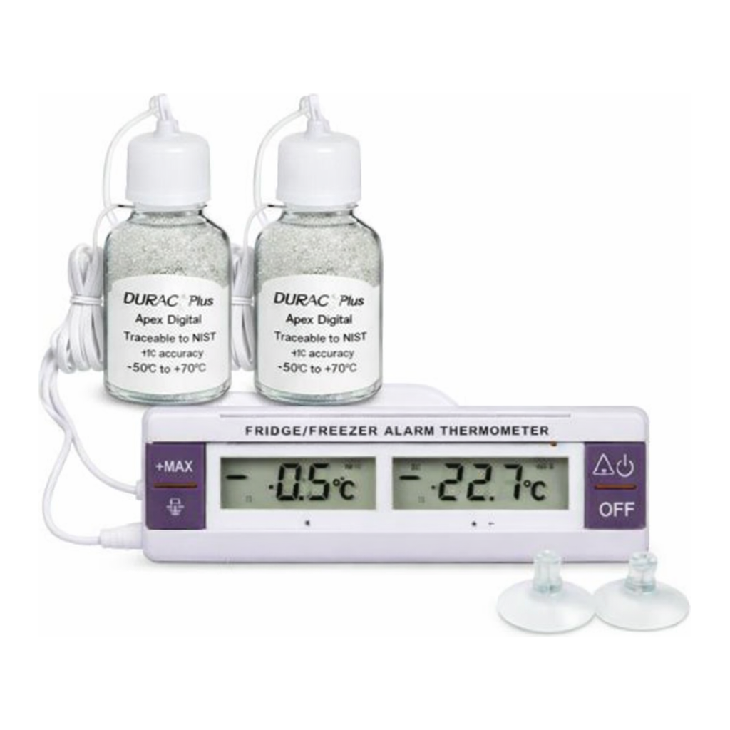 Merck SP Bel-Art(R) H-B Frio-Temp(R) Calibrated Dual Zone Electronic Verification Thermometer