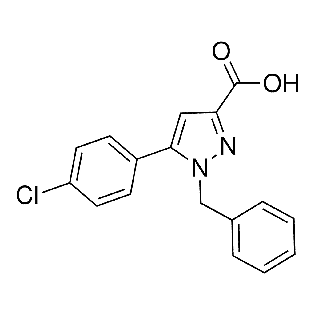 Merck 1-Benzyl-5-(4-chlorophenyl)-1H-pyrazole-3-carboxylic acid
