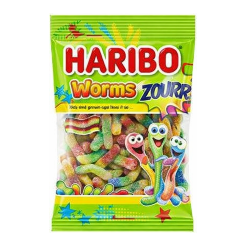 OFFICENEX 하리보 웜즈 사우어(80g)