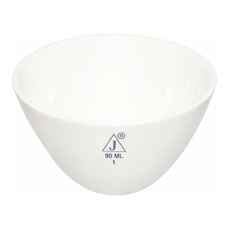 Daihan Science Glazed Porcelain Crucible & Cover, Low, Medium & High Form, Up to 1000℃, 5~250㎖<