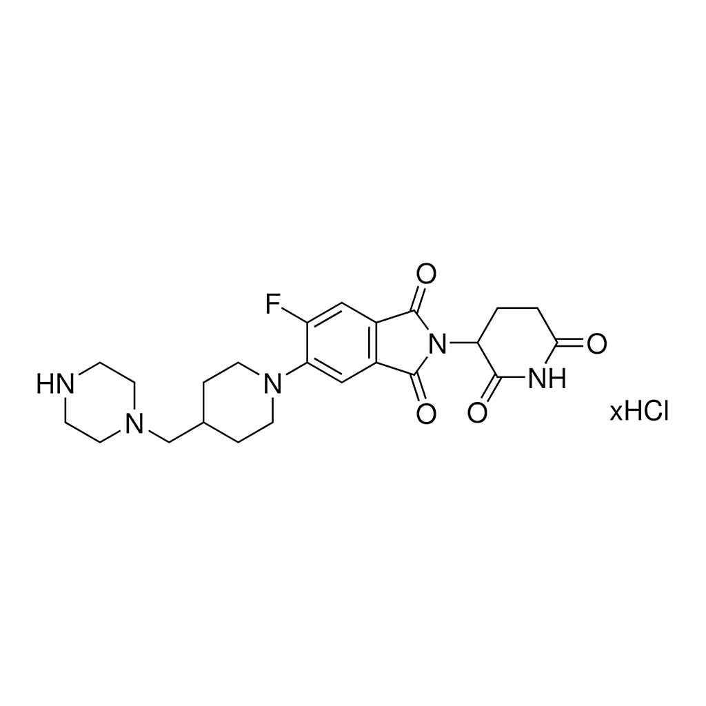 Merck 6F,C5-Pomalidomide-4-piperidine-C1-piperazine hydrochloride