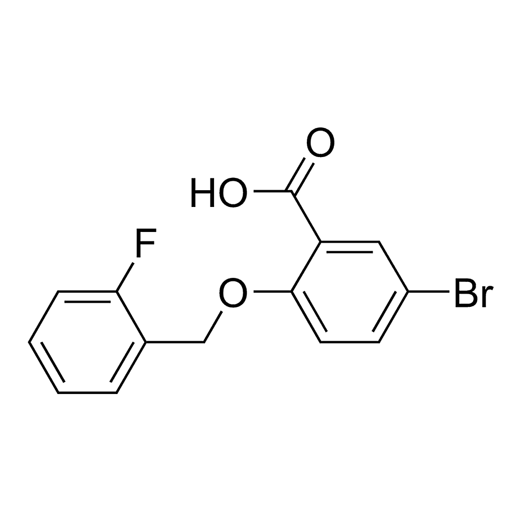 Merck 5-Bromo-2-[(2-fluorobenzyl)oxy]benzoic acid