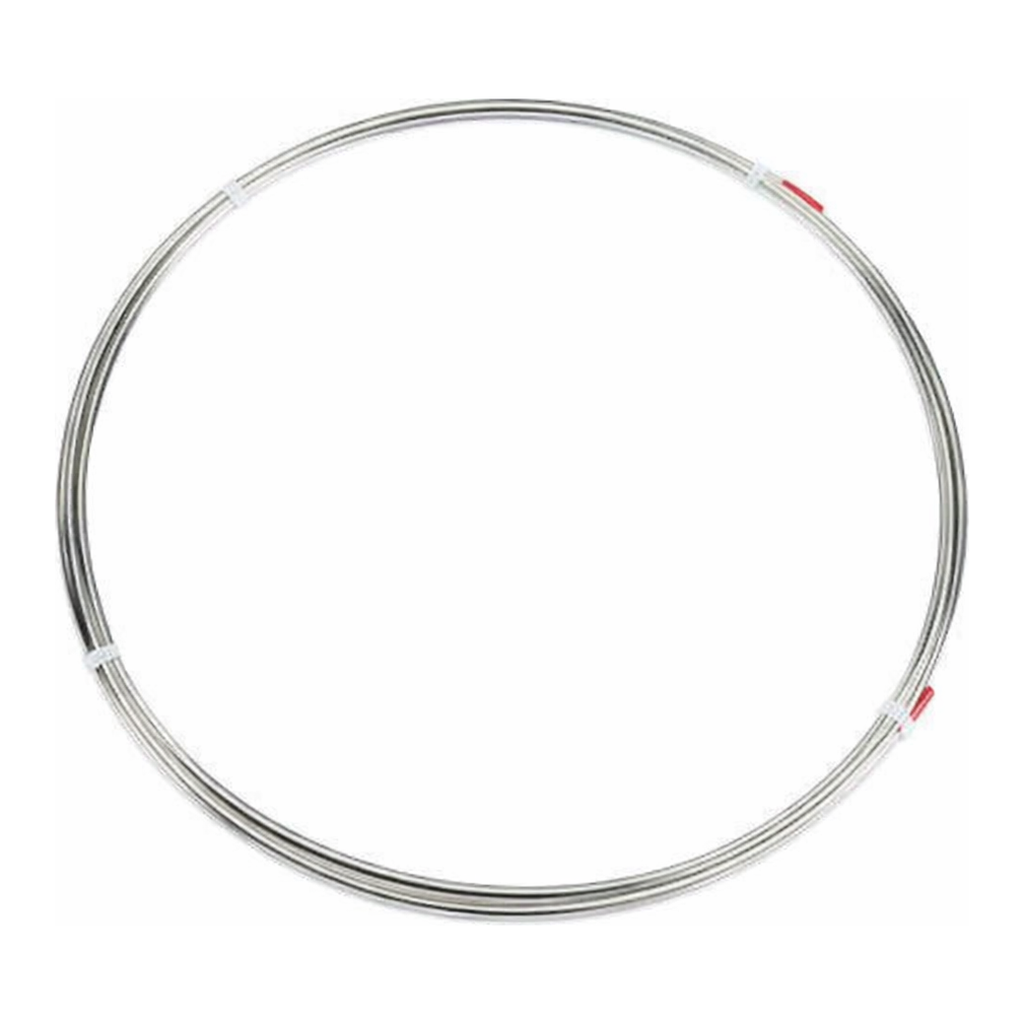 Restek Tubing, Stainless Steel, 304SS Rinsed and Cleaned 1/16in OD x 0.04in ID, 50ft Roll