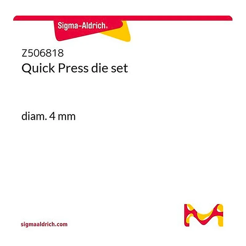 Merck Quick Press die set