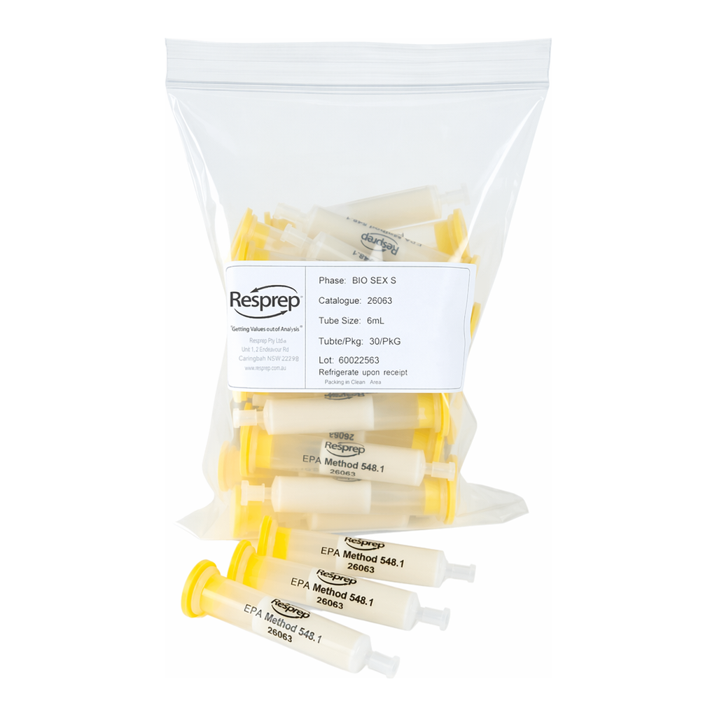 Restek SPE EPA 548.1,6mL, 30pk, BioRex resin, slurry pack
