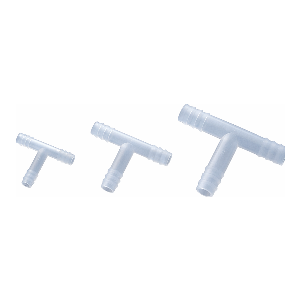 AS ONE T-Type Tube Connector PP(Value Package), T형 튜브커넥터(밸류 팩)