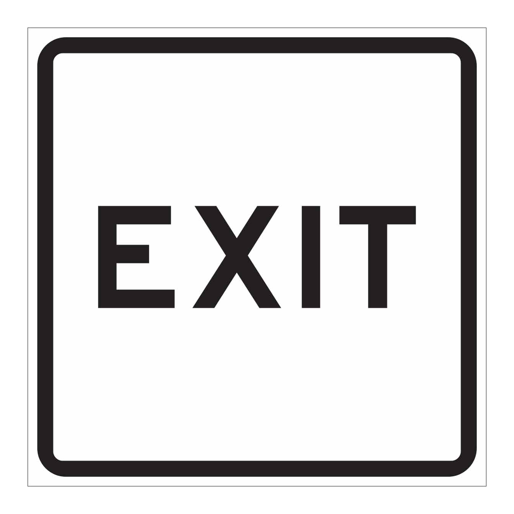 Brady EXIT Sign