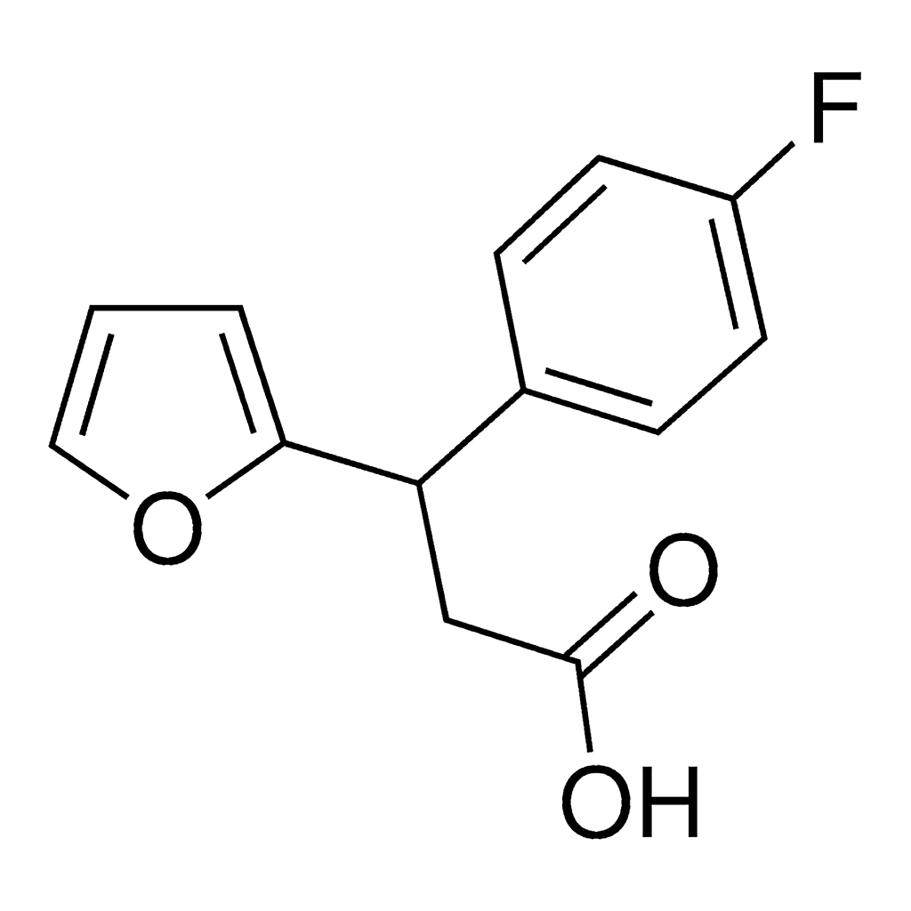 Merck 3-(4-Fluoro-phenyl)-3-furan-2-yl-propionic acid