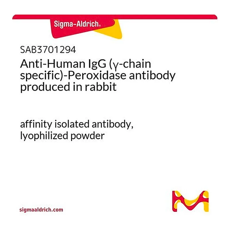 Merck Anti-Human IgG (gamma-chain specific)-Peroxidase antibody produced in rabbit